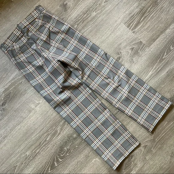 *J Crew Peyton Pant in Bronzed Ochre Rust Plaid - Picture 8 of 12